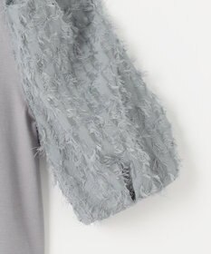 ANY L シルケットスムースジャガードスリーブプルオーバー