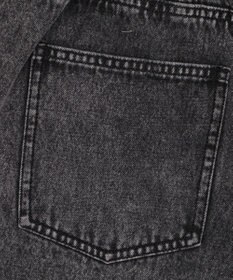 WEGO 【ユニセックス着用ITEM/MLサイズ展開/ウエストゴム】ボクサードッキングデニムショーツ