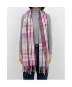 UNBILLION カシュネ cache nez / ウールメニーチェックストール