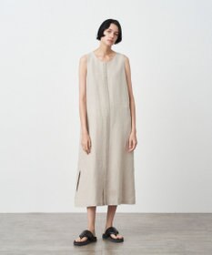 ATON LINEN OXFORD | ノースリーブドレス