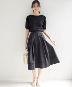 ドゥロワー ワンピース　レース　エンブロイダリー　黒　36 スカート ドゥロワー ワンピース レース エンブロイダリー 黒 36 スカート