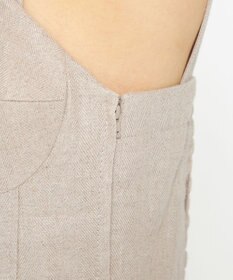 uncrave ヘリンボーン リネン ワンピース（uncrave WHITE）