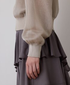 GRACE CONTINENTAL シアーニットパーカー