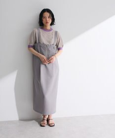 Green Parks マルチＷＡＹフロントｚｉｐサロペットスカート