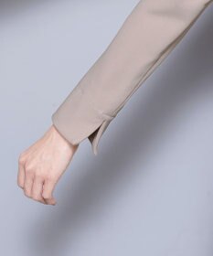 Tiaclasse L 【ダブルストレッチ】【洗える】カラーレスロングジャケット