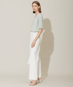 ICB L 【WEB限定カラーあり・接触冷感・UVケア・洗える】 シンセティックハイゲージ 半袖ニット