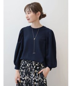 AMERICAN HOLIC ドルマンギャザー７分袖カットプルオーバー