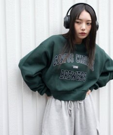 WEGO 【暖かい/裏起毛】裏起毛グラフィックスウェット