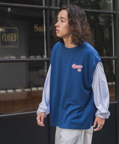 WEGO アンサンブルスウェットベストロンT