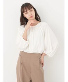 earth music&ecology パフスリーブカットソー