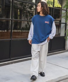 WEGO アンサンブルスウェットベストロンT