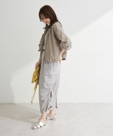 Green Parks サテンカーゴスカート