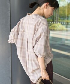 AMERICAN HOLIC イージーケアチェックシャツ【360°着こなしシャツ】