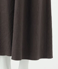 23区 【R(アール)】NALYA リネンヴィスストレッチ ボリュームスリーブワンピース