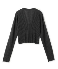 uncrave シアーストライプニット ドルマンカーディガン