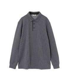 DAKS 【DAKS GOLF】 ジャガード長袖ニットポロ