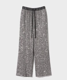 GRACE CONTINENTAL スパンコールニットパンツ