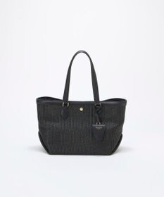 TOPKAPI 【Breath TOPKAPI】サングラスホルダー付き レザーコンビ カゴバッグ L