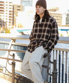 WEGO オンブレチェックシャツ