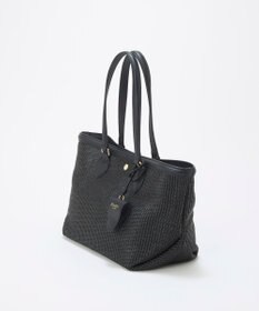 TOPKAPI 【Breath TOPKAPI】サングラスホルダー付き レザーコンビ カゴバッグ L