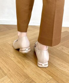 Bridget Birkin 【Bridget Birkin】パールヒールビジューバックルローファー