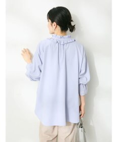 CRAFT STANDARD BOUTIQUE デシンフリル刺繍スリーブブラウス