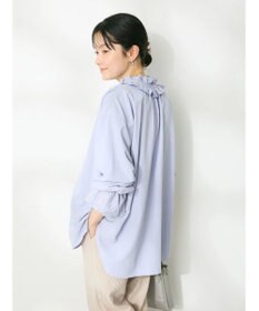 CRAFT STANDARD BOUTIQUE デシンフリル刺繍スリーブブラウス