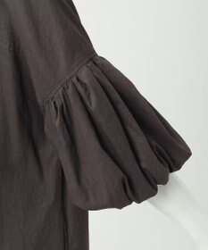 23区 S 【R(アール)】NALYA リネンヴィスストレッチ ボリュームスリーブワンピース