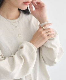 earth music&ecology アンジェリーナラメカーディガン