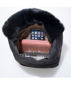 UNBILLION カシュカシュ cachecache / エコファーワンハンドルドット刺繍トート