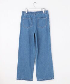 J.PRESS LADIES コットンリネン 7oz デニム セミワイド パンツ