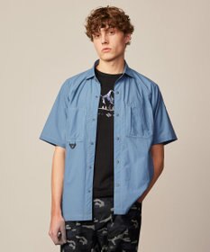 JOSEPH ABBOUD MOUNTAIN 【軽量/ECO撥水/ストレッチ/男女兼用】ライトワッシャー アウトドア 半袖 シャツ