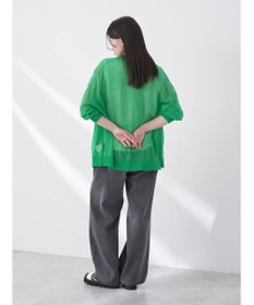 earth music&ecology シアーニットカーディガン