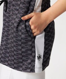 FILA GOLF／marie claire 【Marie claire sports】ロゴ柄ハーフジップチュニック