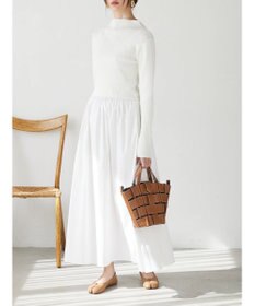 Green Parks AnriettMusee  リブニットドッキングワンピース