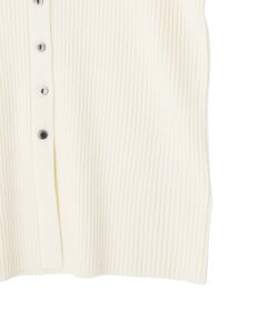 Green Parks 襟付きリブニットカーディガン