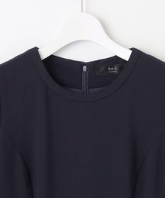 自由区 FORMAL 【お受験/セレモニーに】濃紺洗える/ストレッチワンピース+ジャケット