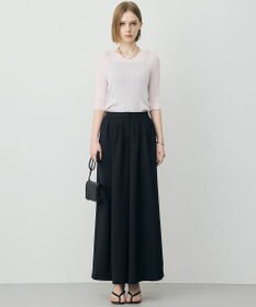 ICB 【先行予約】 ドレープツイル ボリュームワイドパンツ