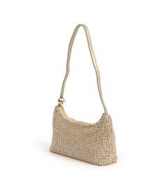 UNBILLION カシュカシュ cachecache / ワンハンドルメタリックビーズバッグ