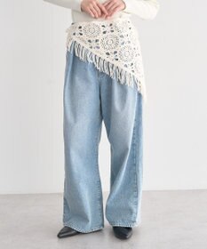 earth music&ecology マルチクロシェスカーフ