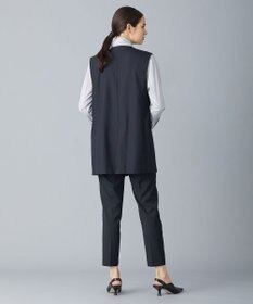 ICB 【洗える】 ウールマットウース ノーカラージレ