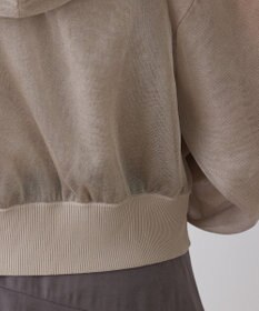 GRACE CONTINENTAL シアーニットパーカー