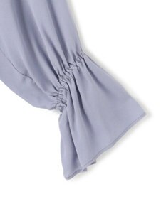 BEIGE， 【洗える】MUSCARI / ソフトシルクキャンディースリーブブラウス