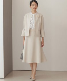 組曲 S 【KUMIKYOKU NAVY】コンフォータブルドレープ フレアスリーブジャケット