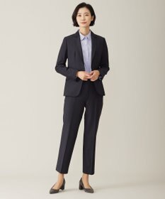 J.PRESS LADIES L 【洗える】BEZ ストライプ シャツカラー ブラウス