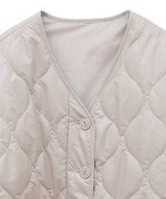 earth music&ecology キルティングハーフコート