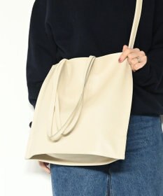 blancle シュリンクレザー ガゼット2wayトートバッグ