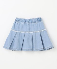 ANY KIDS 【洗濯機可能】プリーツ ミニスカパン