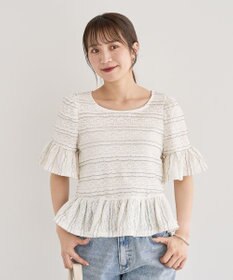 Green Parks ・ＳＵＧＡＲ　ＳＰＯＯＮ　レースフリルプルオーバー