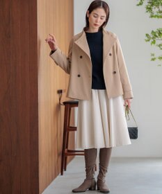 組曲 コットンカシミヤ混 クルーネックニット